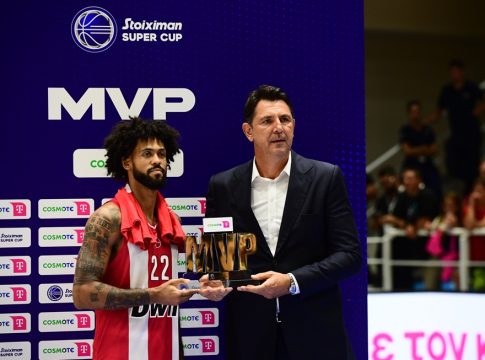 MVP και πρώτος σκόρερ του τελικού του Super Cup ο Ντόρσεϊ (vid)