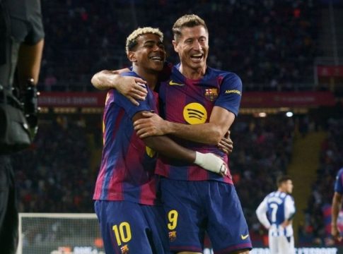 Μπαρτσελόνα – Ρεάλ Σοσιεδάδ 2-1: Ο Λεβαντόφσκι την έστειλε στην κορυφή