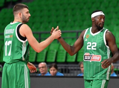 Παναθηναϊκός – Κολοσσός Ρόδου 92-89: Φιλική επικράτηση του «τριφυλλιού» με κορυφαίους Ναν και Ρογκαβόπουλο