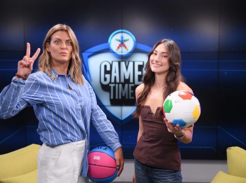 Η Ευαγγελία Πλατανιώτη στο ΟΠΑΠ Game Time: Το ντουέτο με τον Λευτέρη Πετρούνια και η πατητή στον Έρλινγκ Χάαλαντ