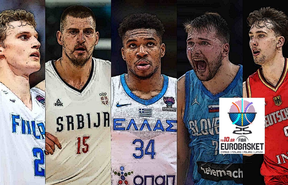 Eurobasket 2025: Οι συμμετέχουσες ομάδες, οι όμιλοι, τα ρόστερ και οι παίκτες που ξεχωρίζουν (pics,vids)
