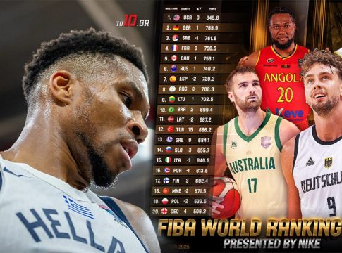 Παρέμεινε 13η στο ranking FIBA η Ελλάδα παρά το χάλκινο μετάλλιο – Ποιος είναι ο λόγος που δεν σημείωσε άνοδο (pic)