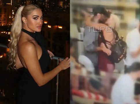Ασυγκράτητη η Ιωάννα Τούνη: Βούτηξε τον νέο σύντροφό της και τον φιλούσε μέσα στον κόσμο (pics)