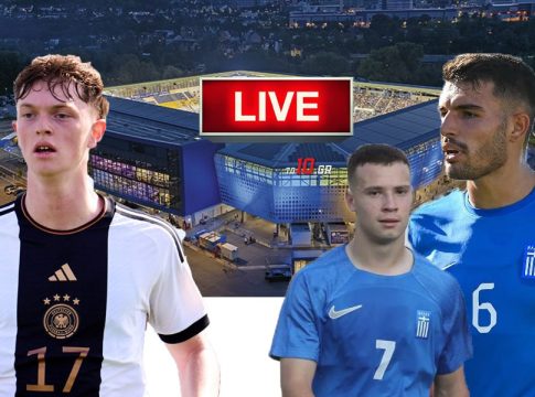 LIVE: Γερμανία Κ21 – Ελλάδα Κ21