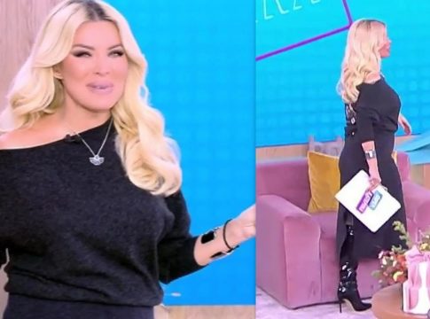 Δεν μπορεί πλέον να το κρύψει: Η εγκυμονούσα Κατερίνα Καινούργιου βγήκε ντυμένη έτσι και οι τηλεθεατές τρελάθηκαν (vid)