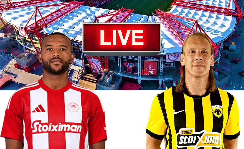 LIVE: Ολυμπιακός – ΑΕΚ
