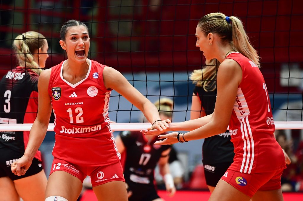 Ολυμπιακός – Αστερίξ Μπέβερεν 3-0: Σαρωτικές οι Ερυθρόλευκες, έκαναν το πρώτο βήμα