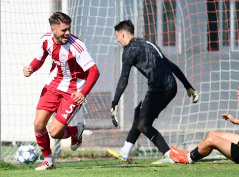 Ολυμπιακός Κ19 – ΑΕΚ Κ19 2-0: Επέστρεψαν στις νίκες οι «ερυθρόλευκοι» απέναντι στην Ένωση