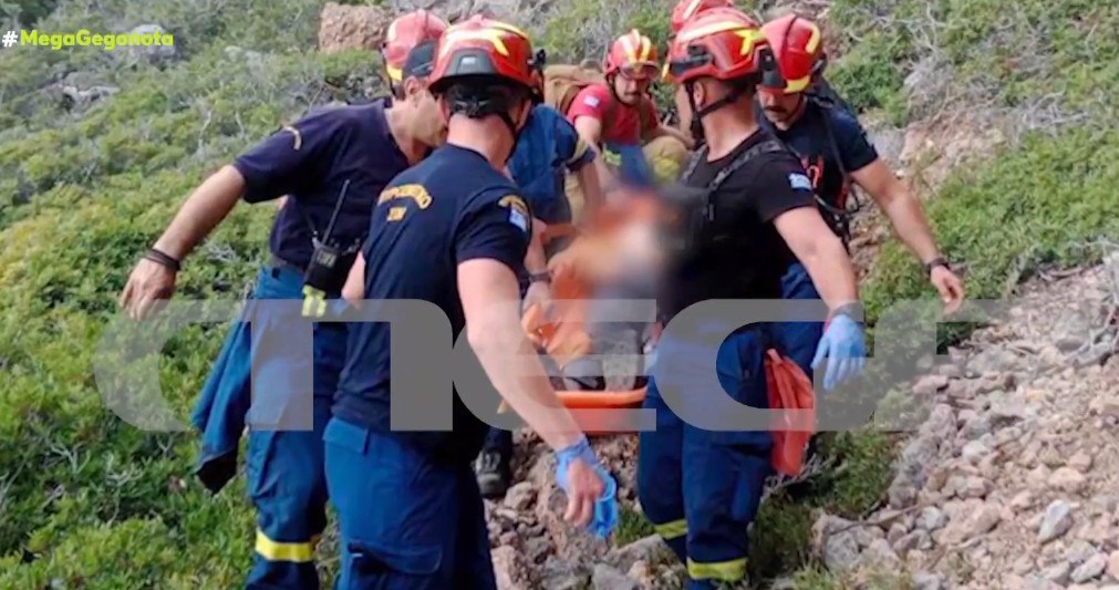 Τραγωδία στα Χανιά: Τουρίστας λιποθύμησε και πέθανε ενώ έκανε πεζοπορία (vid)