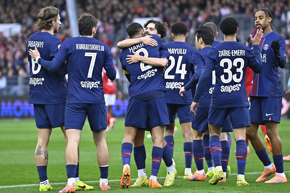 Μπρεστ – Παρί Σεν Ζερμέν 0-3: Τρίαρα για τους Παριζιάνους