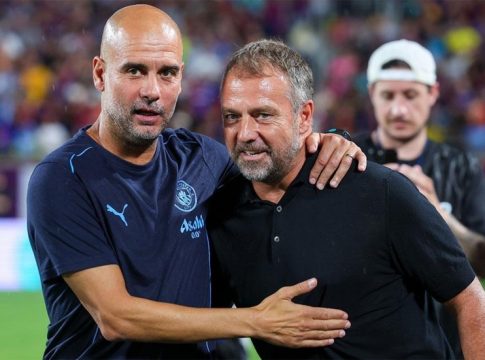 Αποθέωσε τον Φλικ ο Γκουαρντιόλα: «Η Μπαρτσελόνα του έχει την ιδέα του Κρόιφ»