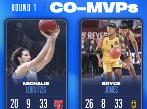 Eurocup: Λούντζης και Τζόουνς οι MVP της πρεμιέρας (vid)