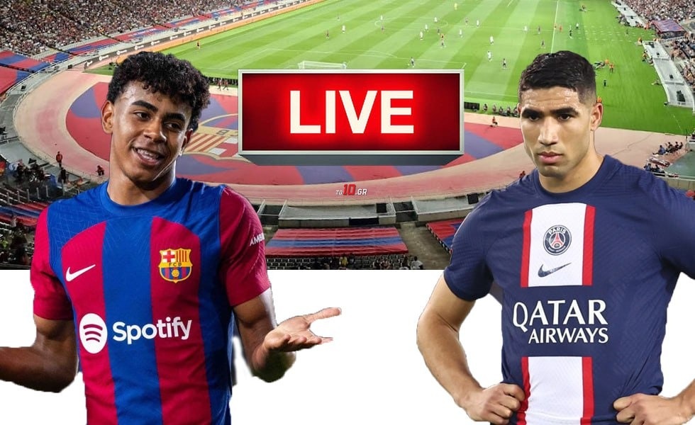 LIVE: Μπαρτσελόνα – Παρί Σεν Ζερμέν