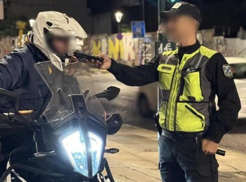 Τροχαία: Συνελήφθησαν 7 μεθυσμένοι οδηγοί – Βεβαιώθηκαν άλλες 159 παραβάσεις σε ελέγχους αλκοτέστ στην Αττική