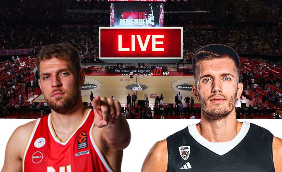 LIVE: Ολυμπιακός – Ντουμπάι
