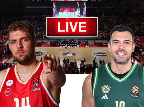 LIVE: Ολυμπιακός – Παναθηναϊκός