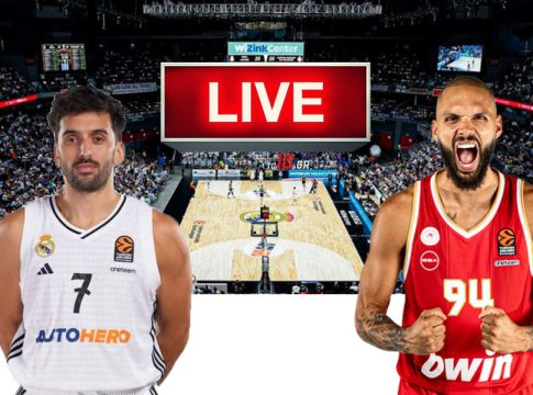 LIVE: Ρεάλ Μαδρίτης – Ολυμπιακός