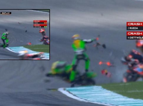 Σοβαρό ατύχημα στο Moto3 μετά από σφοδρή σύγκρουση δύο αναβατών (vid)