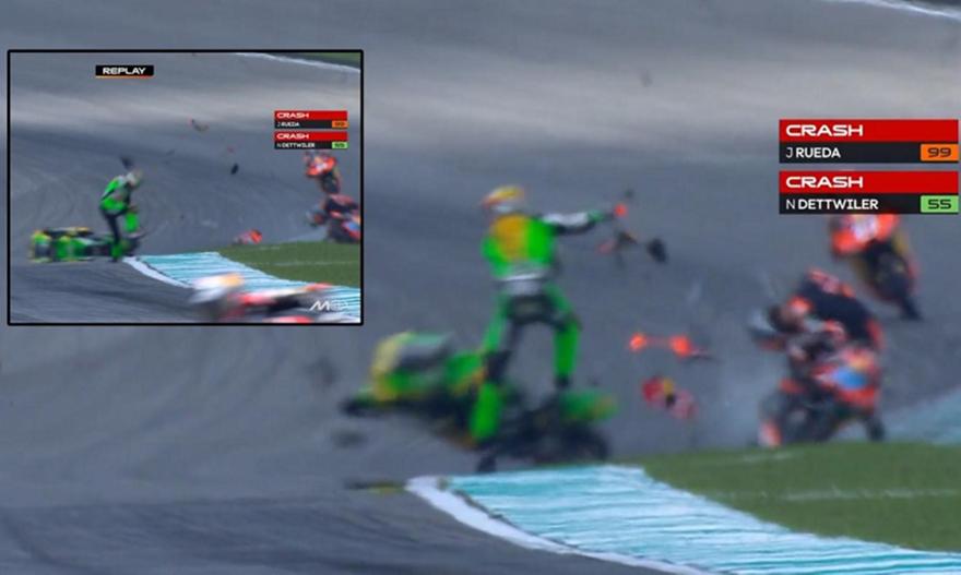 Σοβαρό ατύχημα στο Moto3 μετά από σφοδρή σύγκρουση δύο αναβατών (vid)