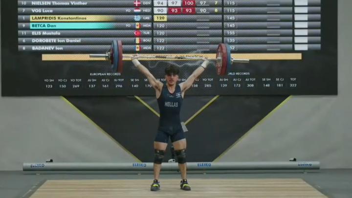 Άρση Βαρών: Το ασημένιο μετάλλιο στο Ευρωπαϊκό Πρωτάθλημα κατέκτησε ο Κωνσταντίνος Λαμπρίδης