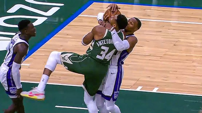 Ο Γουέστμπρουκ έκανε άμυνα στον Αντετοκούνμπο με… κεφαλοκλείδωμα (vid)