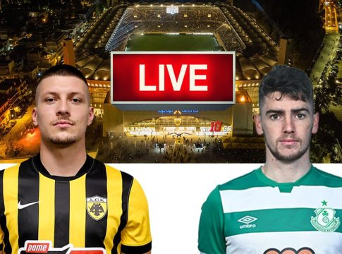 LIVE: ΑΕΚ – Σάμροκ Ρόβερς