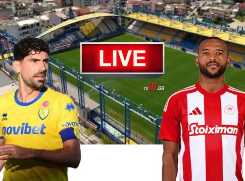 LIVE: Παναιτωλικός – Ολυμπιακός