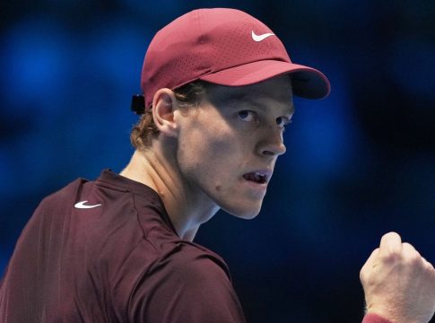 Το τρομερό ποσοστό στο σερβίς του Σίνερ στα ATP Finals (vid)