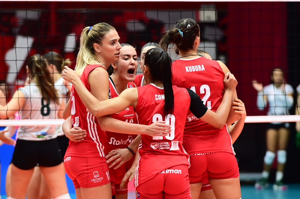 Ολυμπιακός – Μίλων 3-0: Εύκολη επικράτηση για τα Ερυθρόλευκα κορίτσια