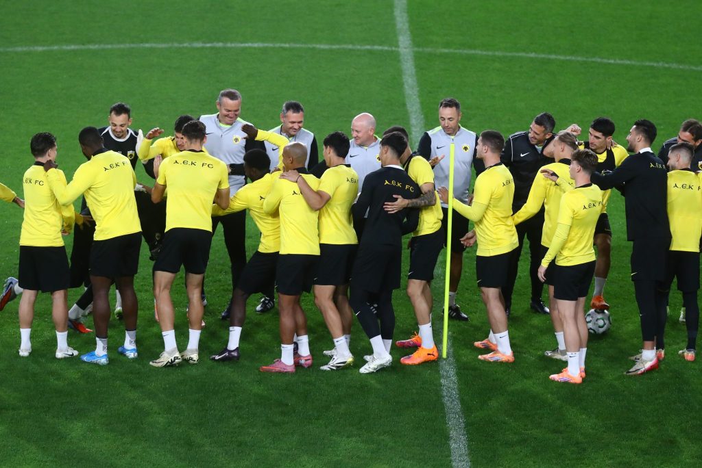 Η τελευταία προπόνηση της ΑΕΚ πριν τη Σάμροκ – Τα πλάνα του Νίκολιτς (pics)