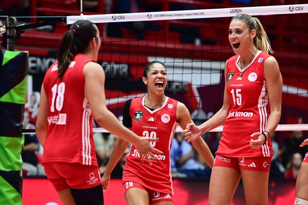 Ολυμπιακός – Βάσας 3-0: Θρυλικά κορίτσια… καρφί για πρόκριση