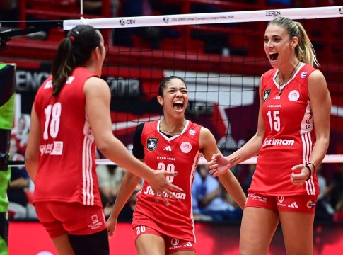 Ολυμπιακός – Βάσας 3-0:  Θρυλικά κορίτσια… «καρφί» για πρόκριση