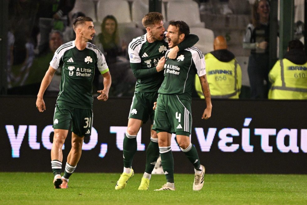 Σέντρα ακριβείας ο Κυριακόπουλος, μπήκε με την μπάλα στα δίχτυα ο Πάντοβιτς για το 1-0 του Παναθηναϊκού (vid)