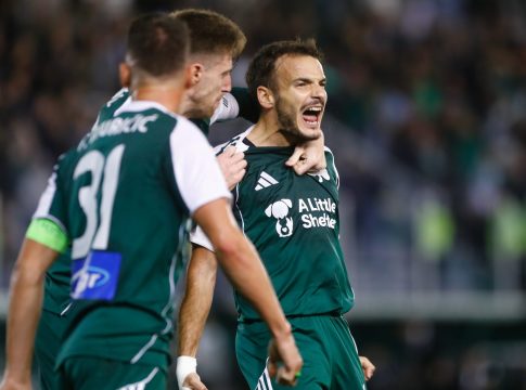 Παναθηναϊκός – ΠΑΟΚ 2-1: Οι «πράσινοι» σταμάτησαν το σερί του Δικεφάλου του Βορρά