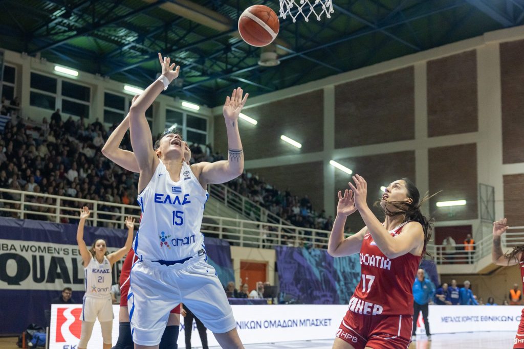 Ελλάδα – Κροατία 73-76: Ήττα στην πρεμιέρα για την Εθνική γυναικών