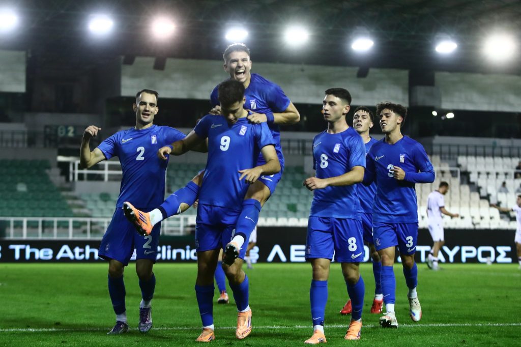 Ελλάδα Κ21 – Γεωργία Κ21 3-0: Πρώτη με το απόλυτο και τριάρα η Εθνική Ελπίδων
