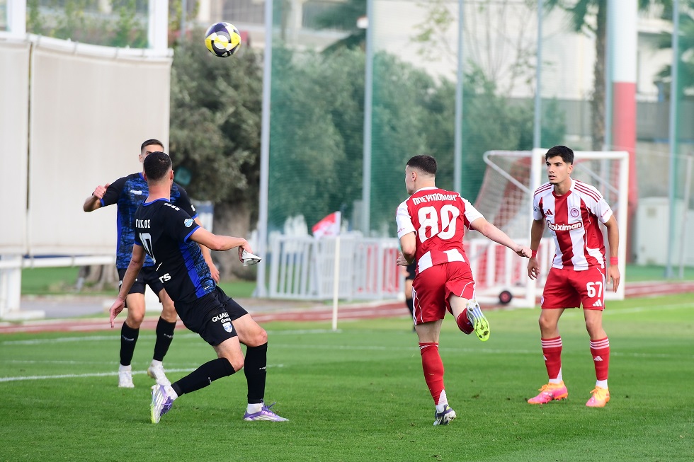 Ολυμπιακός Β’ – Ελλάς Σύρου 2-2: Σούπερ Πνευμονίδης στη ματσάρα του Ρέντη