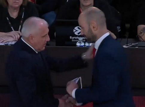 Η ατάκα του Ομπράντοβιτς για την αγκαλιά με τον Σπανούλη