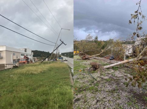 Κακοκαιρία Adel: Ανεμοστρόβιλος χτύπησε τη Φοινικούντα