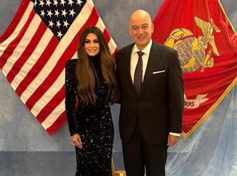 Συνάντηση Δένδια με τη νέα πρέσβειρα των ΗΠΑ στην Αθήνα Γκίλφοϊλ