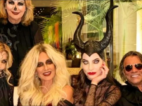 Το Halloween πάρτι των Κούστα: Σ3ξι Maleficent η Δήμητρα Κούστα, με κορσέ η Άννα Βίσση – Τι έγραψε ο Ψινάκης