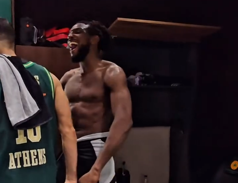 Παναθηναϊκός: Συνεχίζεται η «τρέλα» Σλούκα-Φαρίντ στα αποδυτήρια (vid)