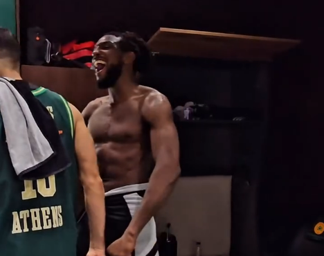 Παναθηναϊκός: Συνεχίζεται η «τρέλα» Σλούκα-Φαρίντ στα αποδυτήρια (vid)