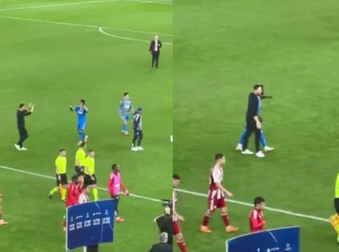 Η αγκαλιά του Βινίσιους με τον Αλόνσο μετά το Ολυμπιακός-Ρεάλ (vid)