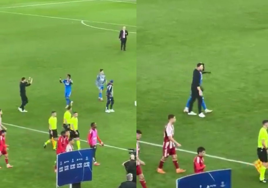 Η αγκαλιά του Βινίσιους με τον Αλόνσο μετά το Ολυμπιακός-Ρεάλ (vid)