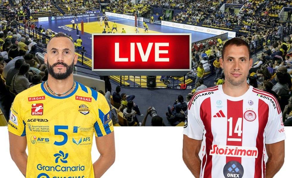 LIVE: Λας Πάλμας – Ολυμπιακός