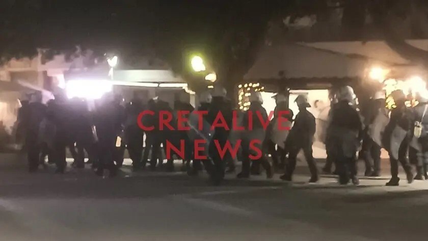 Κρήτη: Επεισόδιο με Ισραηλινούς και διαδηλωτές υπέρ της Παλαιστίνης στο Ηράκλειο – Τουλάχιστον 15 προσαγωγές