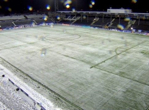 Champions League: Χιονίζει ασταμάτητα πριν το Μπόντο – Γιουβέντους – Κάτι σε πλαστικό παγοδρόμιο το «Aspmyra» (pics+vid)