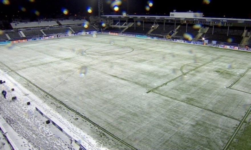 Champions League: Χιονίζει ασταμάτητα πριν το Μπόντο – Γιουβέντους – Κάτι σε πλαστικό παγοδρόμιο το «Aspmyra» (pics+vid)