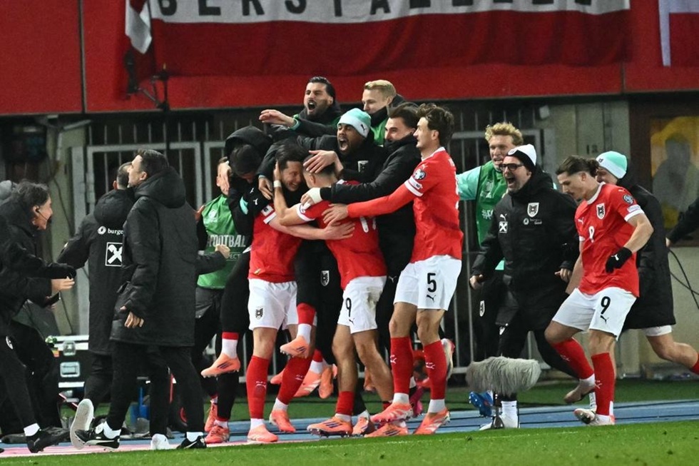 Έμεινε ζωντανή η Αυστρία και προκρίθηκε στο Μουντιάλ (1-1) – Χορταστική ισοπαλία για Ισπανία και Τουρκία (2-2)